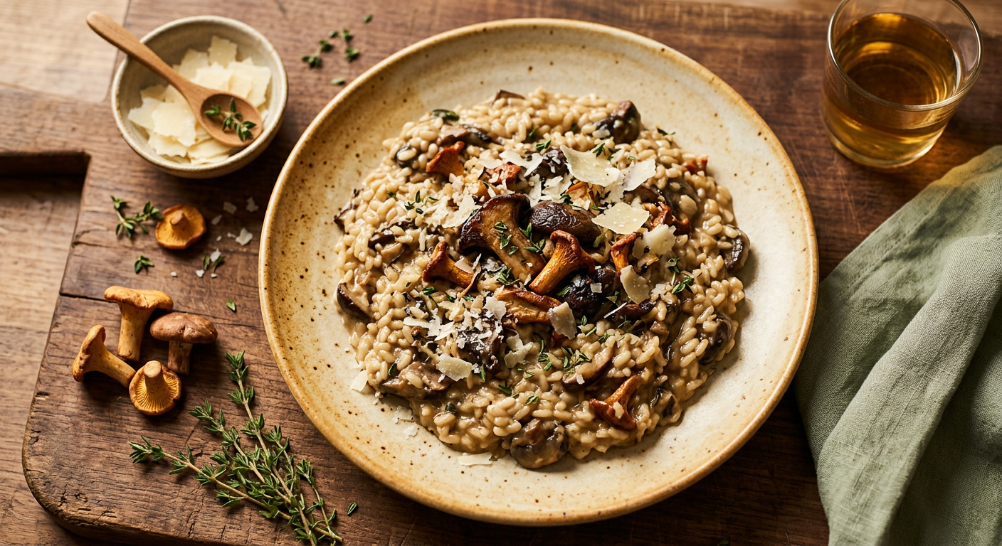 Risotto with Wild Mushrooms