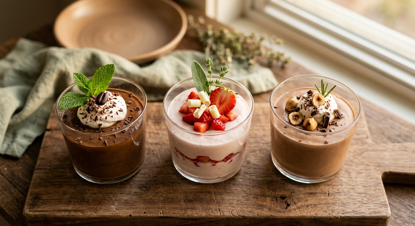Mousse Cups Trio